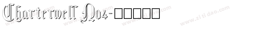 Charterwell No4字体转换